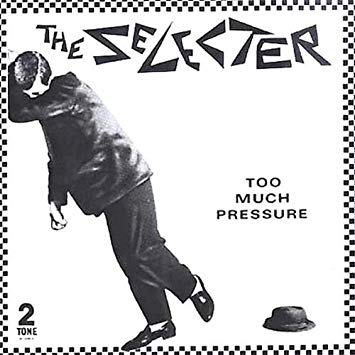 Image of black and white album cover from the Selecter for Too Much Pressure